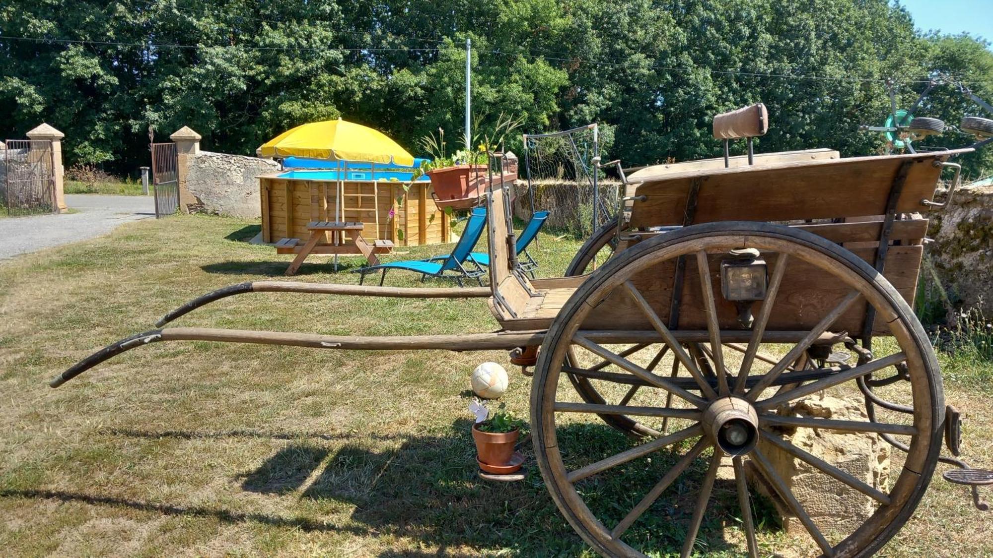 Gite A La Ferme Bassillon-Vauze Bagian luar foto